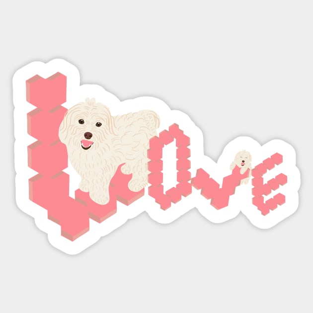 LOVE Sticker by PatternbyNOK